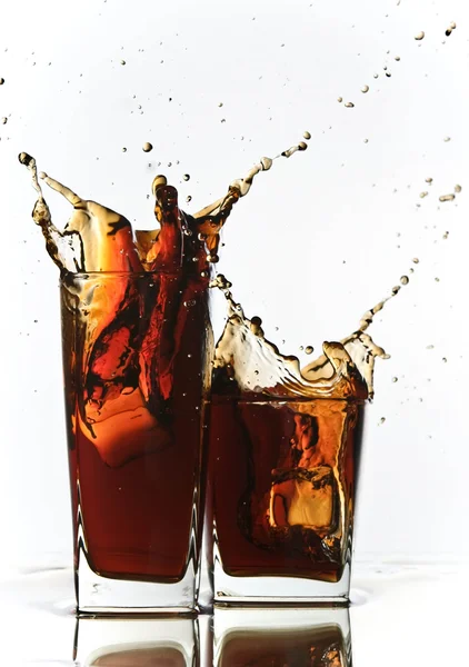 Cola original splash — Stock Photo, Image