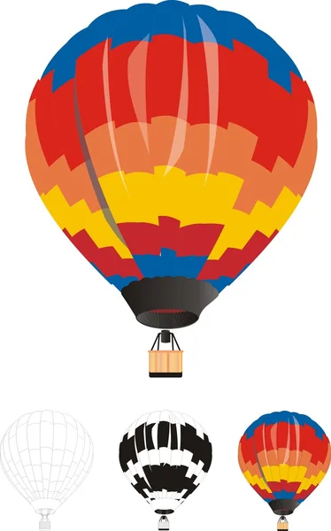 Ballon coloré — Image vectorielle