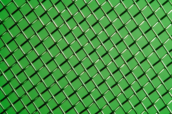 Zelená mřížka — Stock fotografie