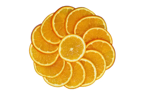 Stock image Orange slice circle