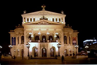 Opera House in Frankfurt, Germany clipart