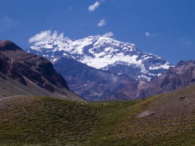 The aconcagua mountain clipart