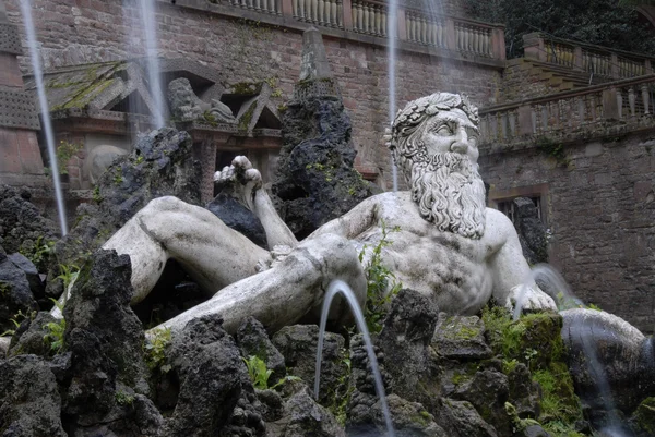 Bacus fontána v Heidelbergu — Stock fotografie