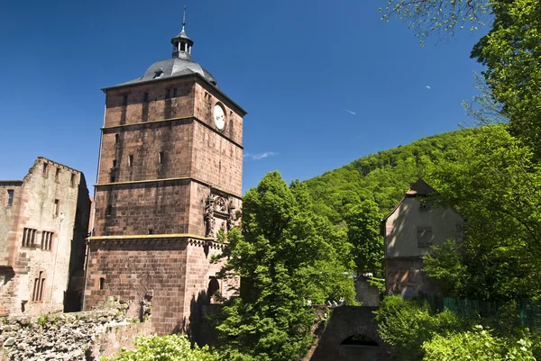 红色城堡在海德堡 — 图库照片