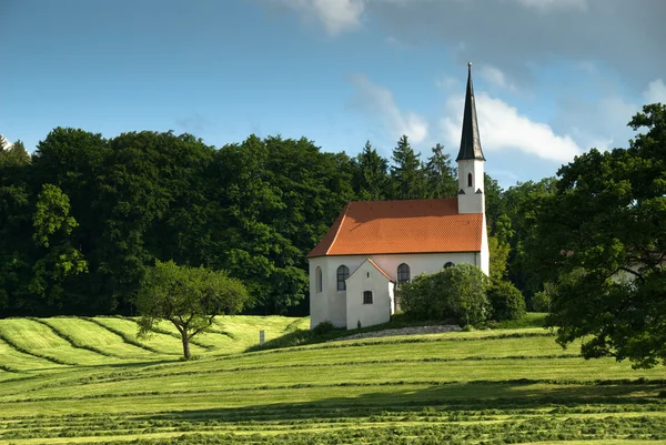 Μικρό εκκλησάκι στο bavary, Γερμανία — Φωτογραφία Αρχείου