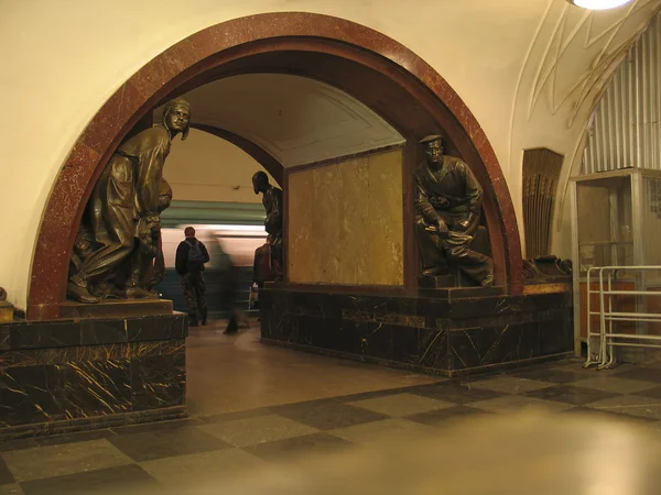 O metrô em Moscou — Fotografia de Stock