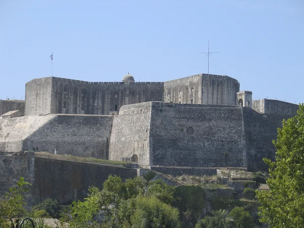 The new venetian fortress in Corfu, Greece — Stock Photo, Image