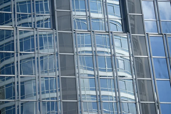 Business byggnader, windows Royaltyfria Stockbilder