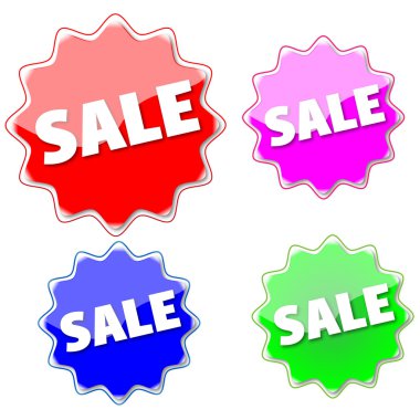 Web icon Sale set clipart