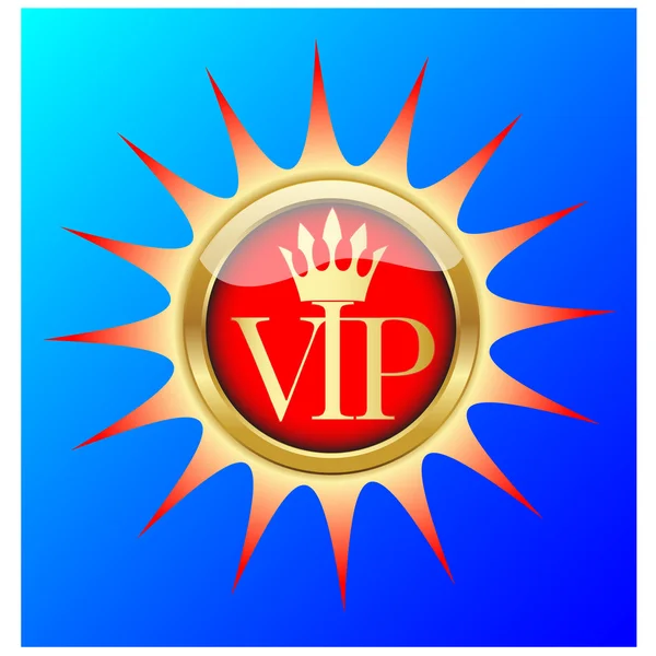 VIP-Symbol gold — Stockvektor
