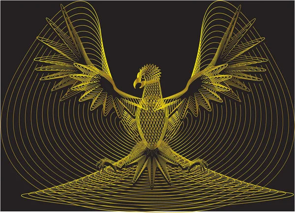 Золотий орел — стоковий вектор