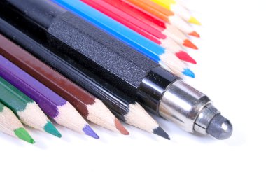 Wooden pencils kit and mechanical clipart