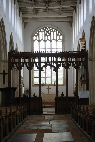 Średniowieczne nawy Kościoła — Zdjęcie stockowe