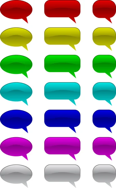 Stock vector Comic speech bubbles