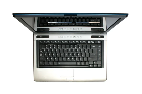 Laptop Computer top view — Stock Photo, Image