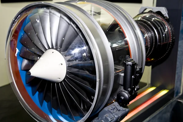 The engine of airplane — Stockfoto
