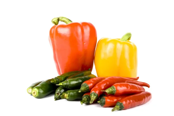 stock image Red and green chili peppers