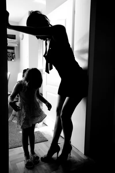 Anya és lánya. — Stock Fotó