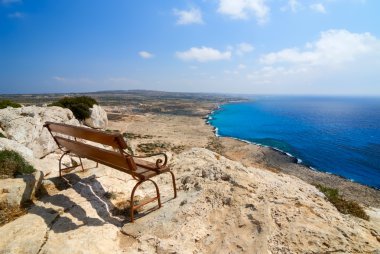 Bench with view clipart