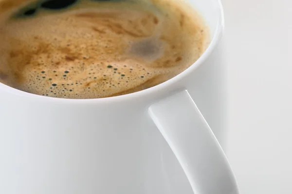 Koffie in de koffie — Stockfoto