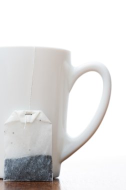 teabag ve çay fincanı