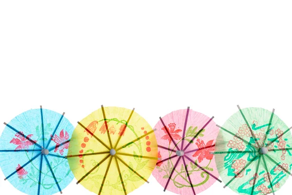 Paper drink umbrellas — Stock Photo, Image