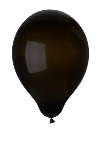 Černý balónek — Stock fotografie