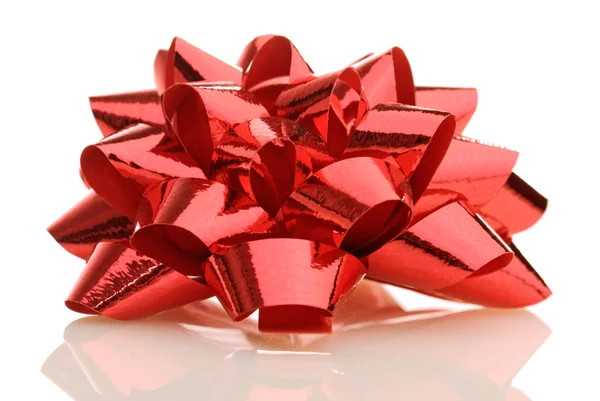Red gift bow — Stock Photo, Image