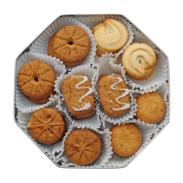 Cookies na caixa — Fotografia de Stock