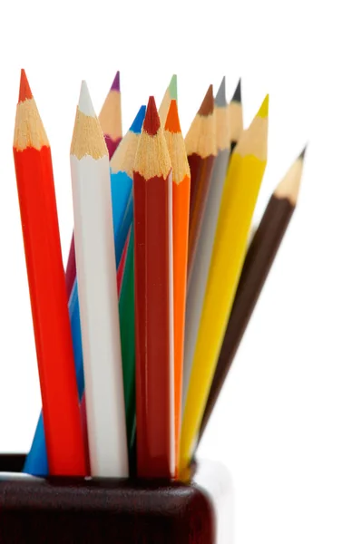 Bleistifte im Becher — Stockfoto