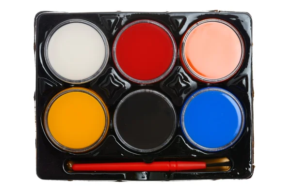 Akvarel barvy palety — Stock fotografie
