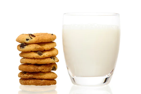 Cookies with milk — Stock Photo, Image