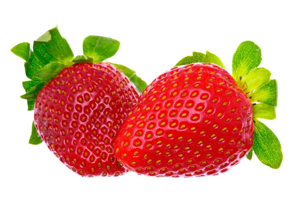 Two delicious strawberries — Stock Photo, Image