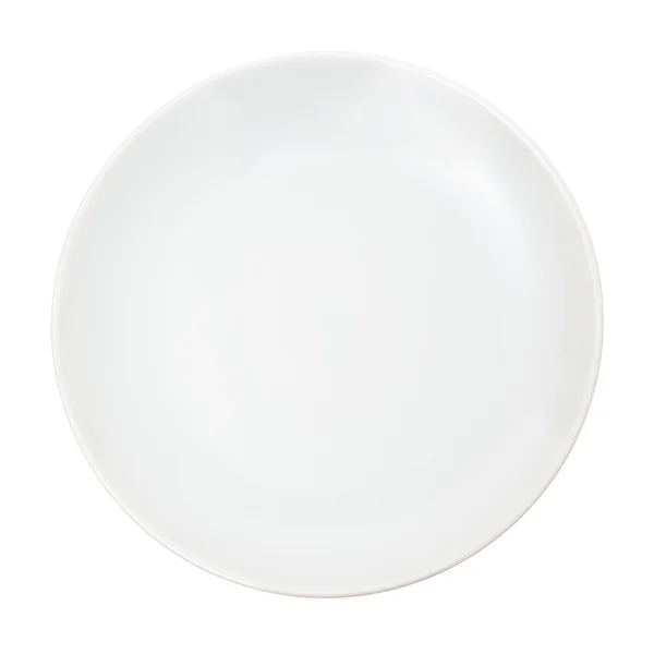 Weiße Platte — Stockfoto