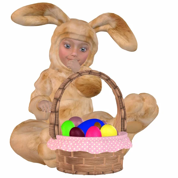 Cute Easter króliczek — Zdjęcie stockowe