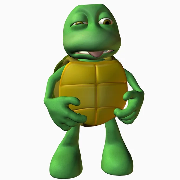 Chłopiec żółw — Zdjęcie stockowe