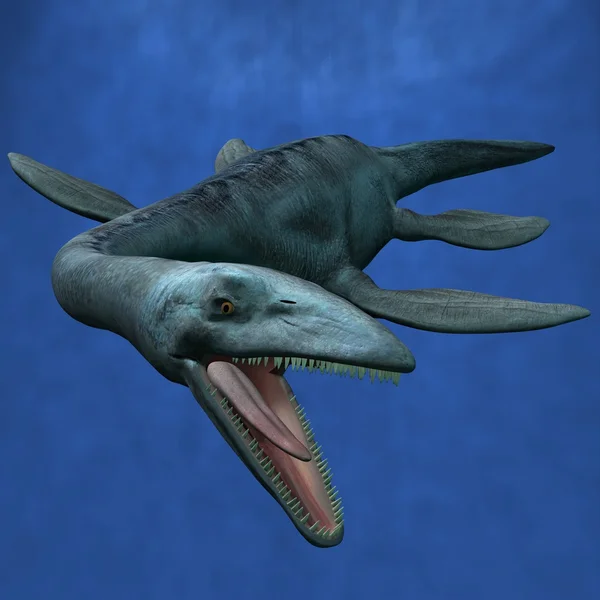 Elasmosaurus - Dinossauro 3D — Fotografia de Stock