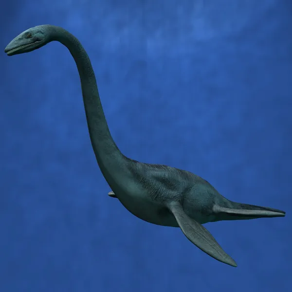 Elasmozaur - dinozaur 3d — Zdjęcie stockowe