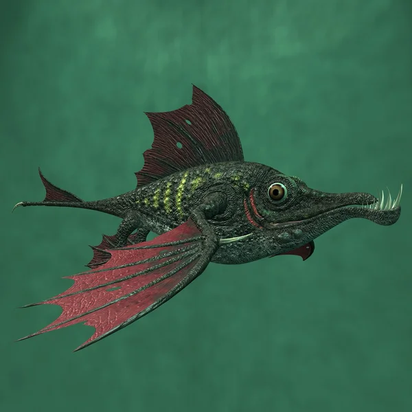 Fantasía Dragon Fish — Foto de Stock