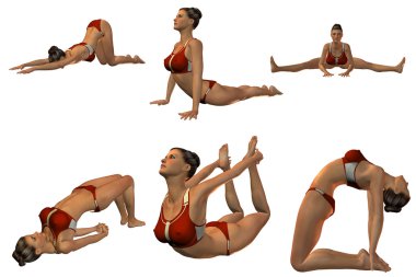 seksi yoga poses