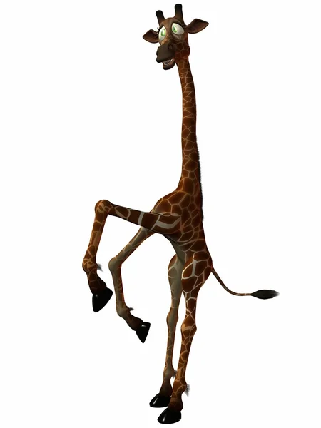 卡通长颈鹿 — 图库照片
