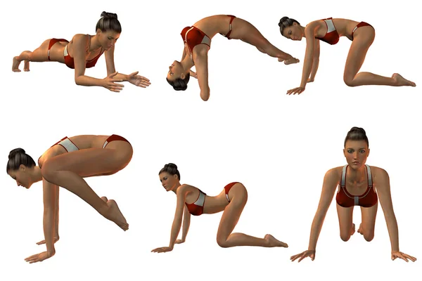 Sexy jóga — Stock fotografie