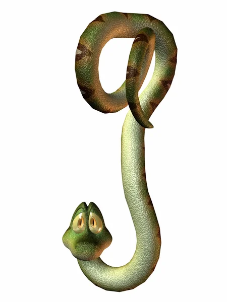 Toonimal 蛇 — 图库照片