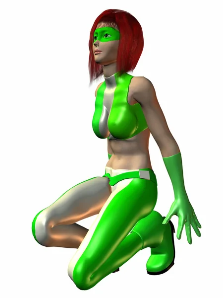 Figura de Toon 3D - Gamma Girl — Foto de Stock