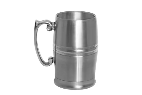 Metall kopp för te — Stockfoto