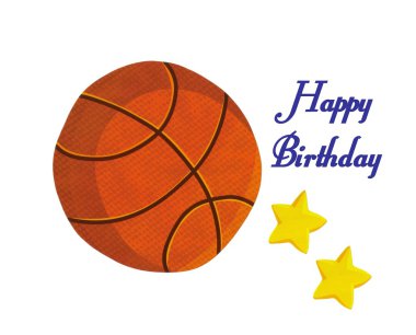 Basketball ball clipart