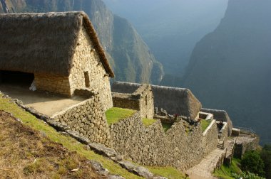 Hut at machu picchu clipart