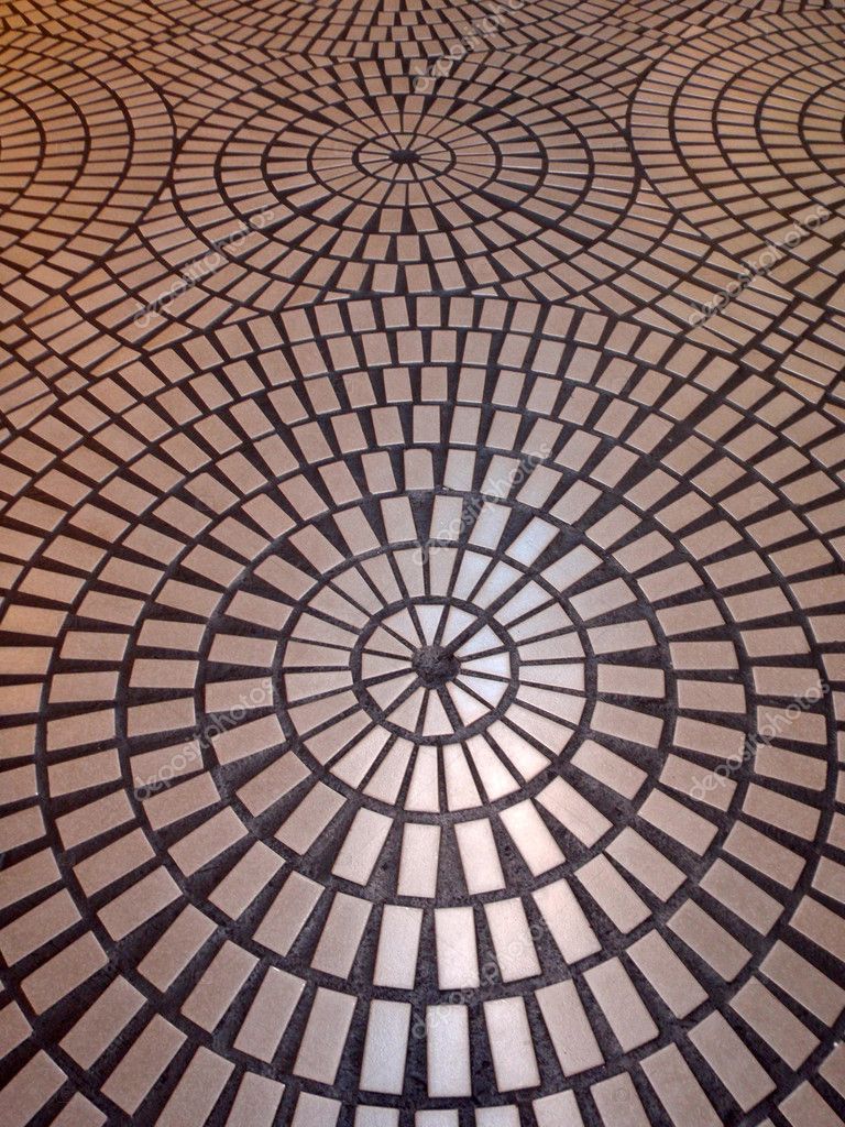 Circle tiled pattern floor — Stock Photo © ericbvd #2636678