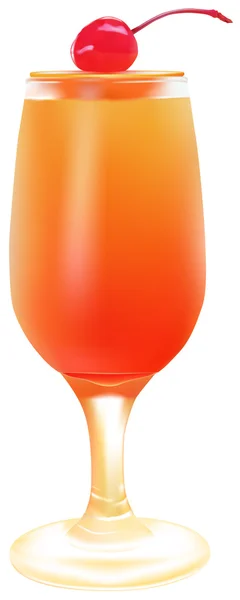 Tequila Sunrise koktajl — Wektor stockowy