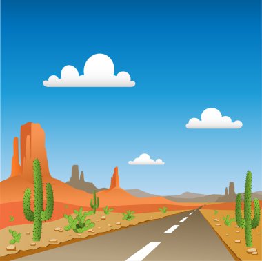 Desert Landscape clipart